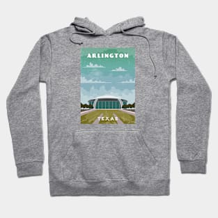 Arlington, USA.Retro travel poster Hoodie